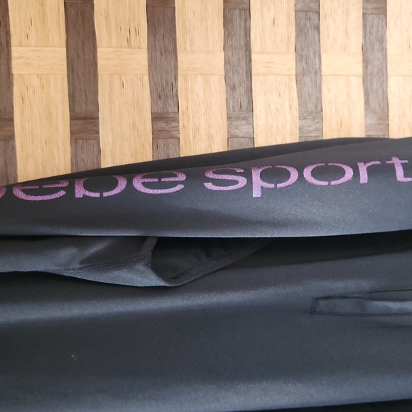 EUC! Bebe Black Stretch zip Up Jacket - Picture 3 of 9